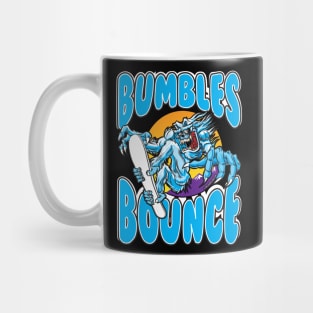 Abominable Snowman Yeti Snowboarder - Bumbles Bounce Mug